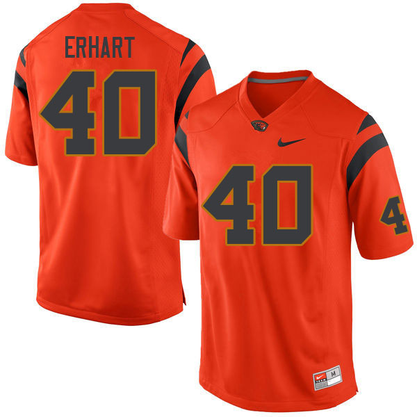 Men #40 Michael Erhart Oregon State Beavers College Football Jerseys Sale-Orange